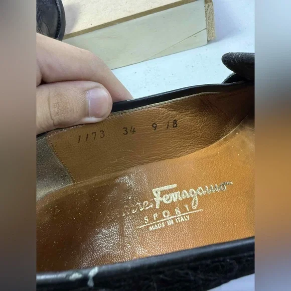 Salvatore Ferragamo Black Loafers - Picture 10 of 16